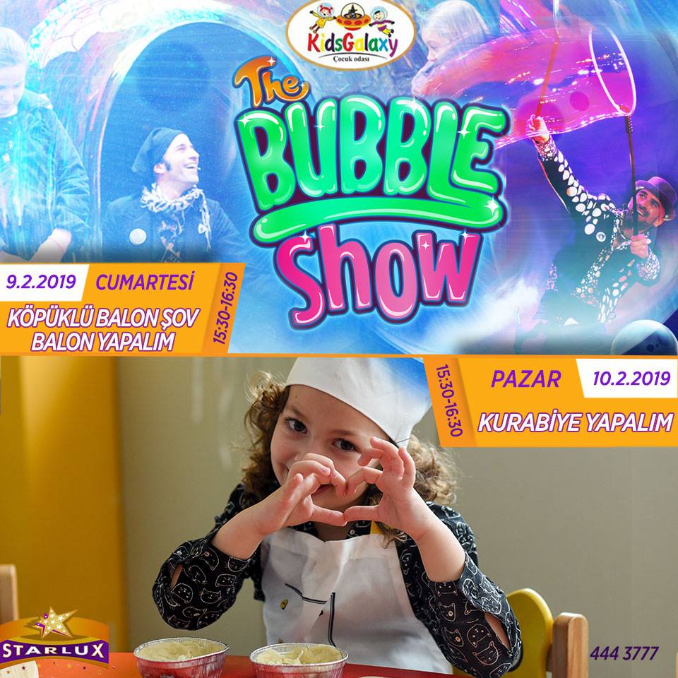 Бабл-шоу в Kids Club Starlux Sinema