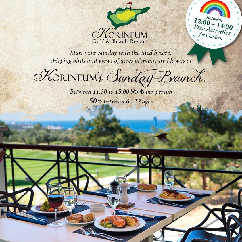 Воскресные бранчи в Korineum Golf & Beach Resort