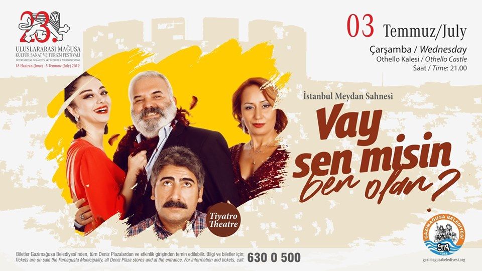 Комедия Vay Sen Misin Ben Olan в замке Отелло