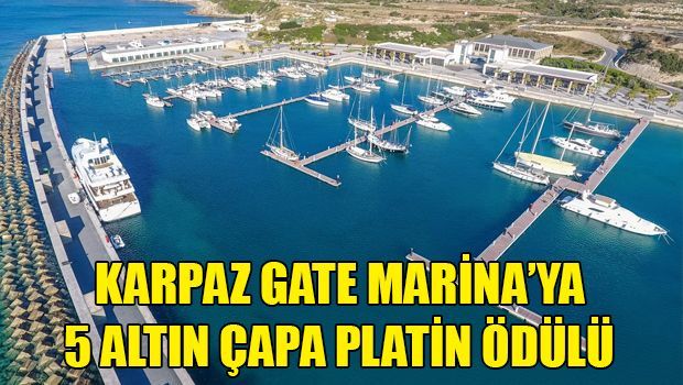 Karpaz Gate Marina завоевала 5 наград Gold Anchor Platinum