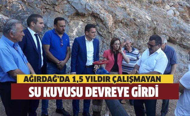 В Ağırdağ открыли колодец с водой