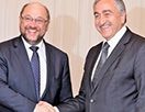 Акинчи провел встречу с Мартином Шульцем