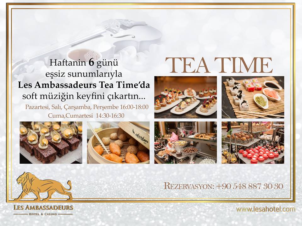 Tea Time в отеле "Les Ambassadeurs Hotel & Casino"
