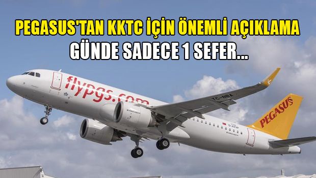 Pegasus ежедневно будет совершать по одному рейсу на Северный Кипр 