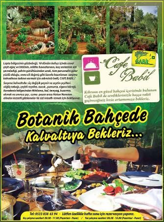 Завтрак в «Babil Bahceleri-Gardens of babel»