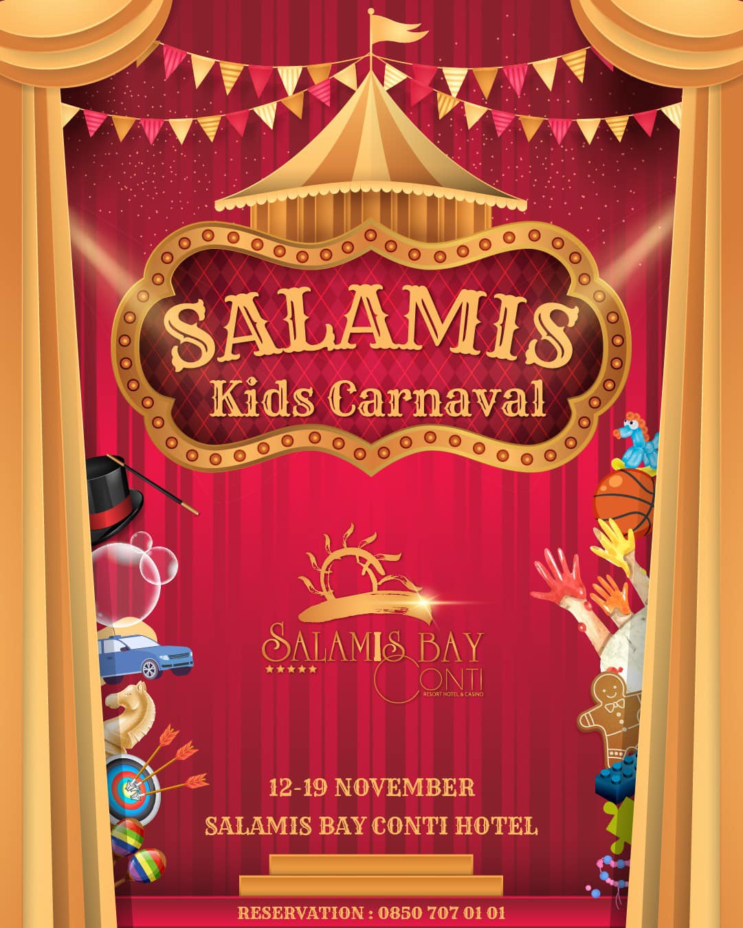 Детский карнавал в "Salamis Bay Conti Resort Hotel & Casino"
