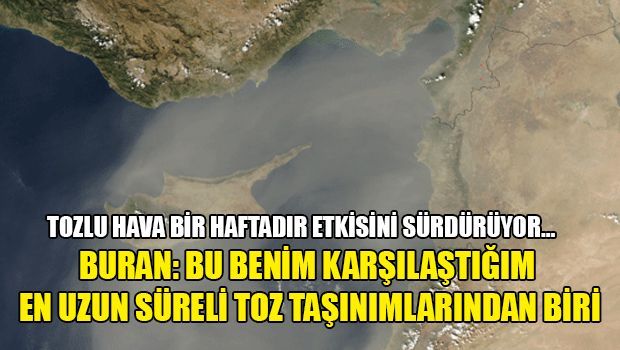 Пыль на Кипре держится уже неделю