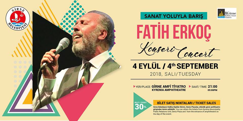 Дни культуры и искусства в Кирении продолжаются с Fatih Erkoç