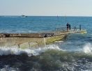 Прибрежная дорога в Лапте - в процессе строительства